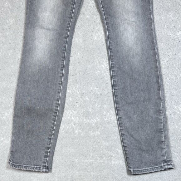 Athleta Sculptek Jeans Womens Size 0 Gray Stretch Skinny Ankle Denim Sculpting - Picture 4 of 13